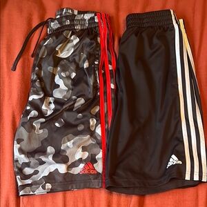 Adidas Kids' Camo and Black Shorts Set